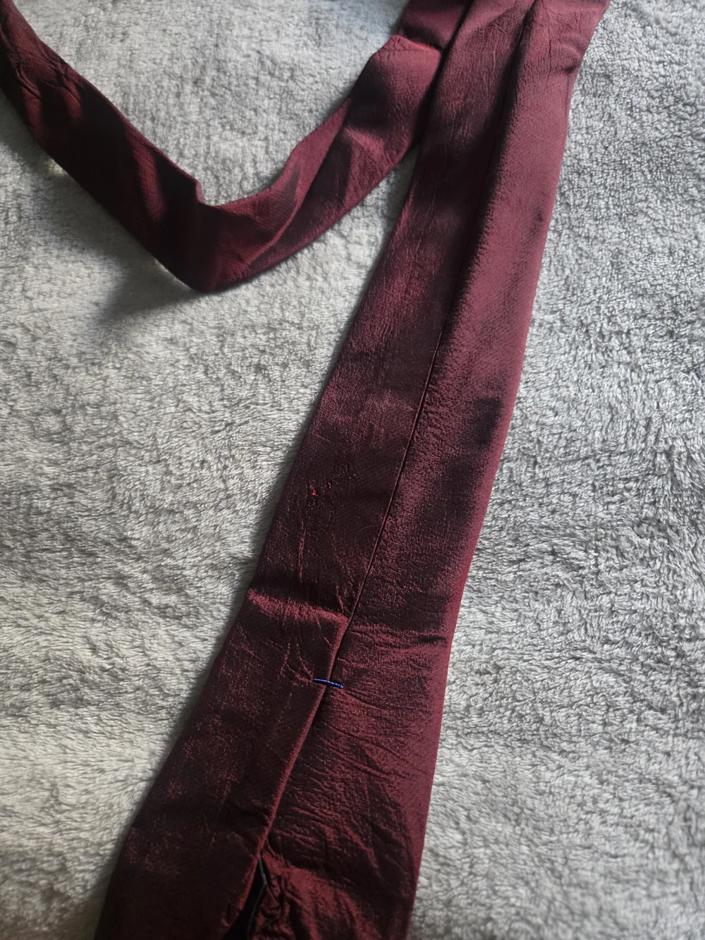 Classic Men's Skinny Tie - Burgundy